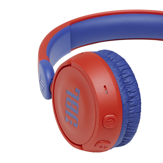JBL Jr310BT - Red - Kids Wireless on-ear headphones - Detailshot 3